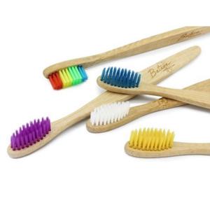 Betereproducten Bamboe tandenborstel voor volwassenen regenboog
