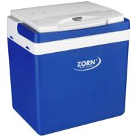 ZORN Z26 12/ 230V Koelbox Energielabel: E (A - G) Thermo-elektrisch 12 V, 230 V Blauw-wit 25 l Max. 18 °C onder omgevingstemperatuur