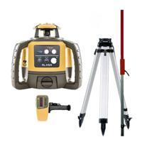Topcon RL-H5A Roterende Laser Rood incl. Laserontvanger + Laserbaak + Tripod in Koffer