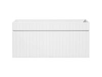 Comad Iconic White FSC onderkast met ribbelfront 100cm wit mat