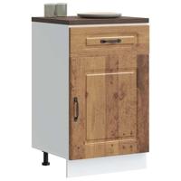 Onderkast Kalmar bewerkt hout oud houtkleurig