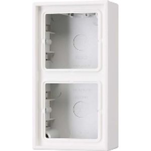 LS 582 A W  - Surface mounted housing 2-gang LS 582 A W