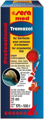 Sera med Professional Tremazol 25ml - Wormenbestrijding voor Zoet- & Zeeaquaria