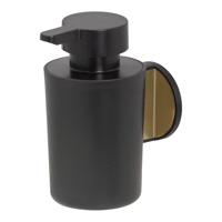 Tiger Tune Zeepdispenser - 180ml - wandmodel - zelfklevend - geborsteld messing/zwart 1326035646