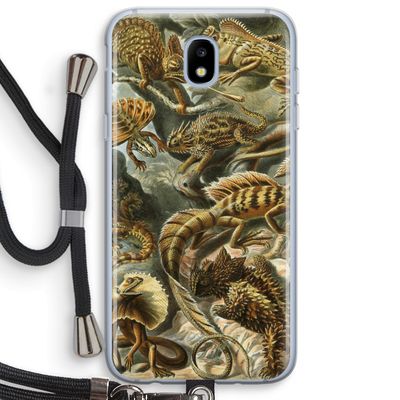 Haeckel Lacertilia: Samsung Galaxy J5 (2017) Transparant Hoesje met koord