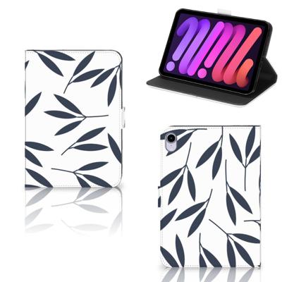 iPad Mini 6 (2021) Tablet Cover Leaves Blue iPad Mini 6 (2021) Tablet Cover Leaves Blue