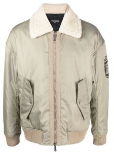 DSQUARED2 veste bomber à logo imprimé - Vert