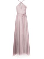 Marchesa Notte Bridesmaids robe longue à dos-nu - Violet