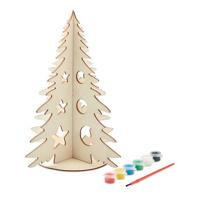 Houten Kesrtboom met verf