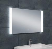 Badkamerspiegel Sunny | 100x60 cm | Rechthoekig | Directe en indirecte LED verlichting | Touch button | Met verwarming