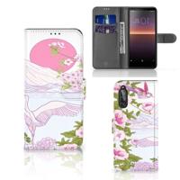 Sony Xperia 10 II | Telefoonhoesje | Met pasjeshouder | Bird Standing