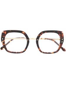 Isabel Marant Eyewear lunettes de vue à monture oversize - Marron