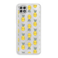 Ananas: Samsung Galaxy A22 4G Transparant Hoesje