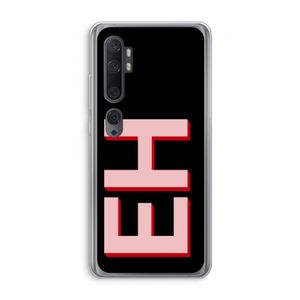 Monogram: Xiaomi Mi Note 10 Pro Transparant Hoesje