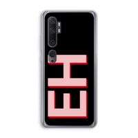 Monogram: Xiaomi Mi Note 10 Pro Transparant Hoesje
