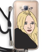 Ashley: Samsung Galaxy J3 (2016) Transparant Hoesje met koord