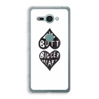 Big butt bigger heart: Sony Xperia XZ2 Compact Transparant Hoesje