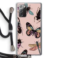 Tiny Bugs: Samsung Galaxy Note 20 / Note 20 5G Transparant Hoesje met koord