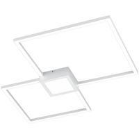 LED Plafondlamp - Trion Hydro - 28W - Natuurlijk Wit 4000K - Dimbaar - Vierkant - Mat Wit - Aluminium - thumbnail