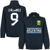 Argentinië J. Álvarez 9 Team Hoodie