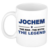Jochem The man, The myth the legend collega kado mokken/bekers 300 ml