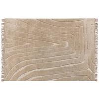 Beliani - SAZOO - Vloerkleed - Beige - 160 x 230 cm - Polyester