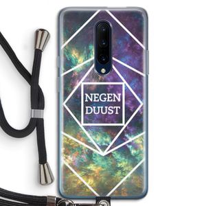 Negenduust ruimte: OnePlus 7 Pro Transparant Hoesje met koord