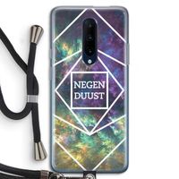 Negenduust ruimte: OnePlus 7 Pro Transparant Hoesje met koord