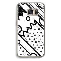 Pop Art #4: Samsung Galaxy S7 Transparant Hoesje