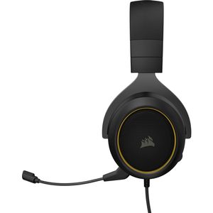 Corsair HS60 PRO STEREO Headset Hoofdband Zwart, Geel