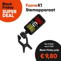 Fzone K1 Clip-On Stemapparaat voor Gitaar en Basgitaar - Op=Op