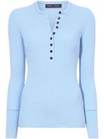 Proenza Schouler pull nervuré Agnes Henley - Bleu - thumbnail