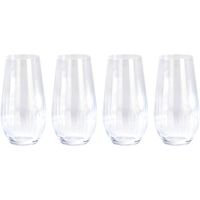 10x Longdrink sapglazen/waterglazen 58 cl/580 ml van kristalglas - thumbnail