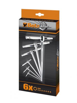 Beta 951/S6 Stiftsleutelset | T-Model | Zeskant metrisch | 6-Delig - 009510687