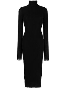 Philosophy Di Lorenzo Serafini robe longue en dentelle Chantilly - Noir