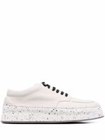 Marsèll derbies lacées en cuir - Blanc