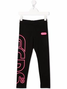 Gcds Kids legging à logo imprimé - Noir