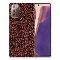 Samsung Note 20 | Siliconen Case | Koffiebonen