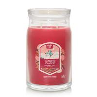 Yankee Candle Santa on skis signature large jar