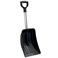 Prosperplast sneeuwschep - sneeuwschuiver - kinderen - zwart - uitschuifbare steel 69 - 83 cm