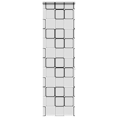 Doucherolgordijn met cassette 70x240 cm stofbreedte 66 cm