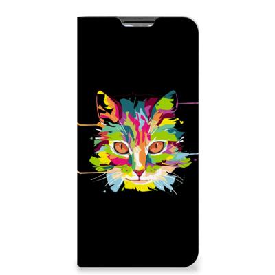 OPPO A54s | A16 | A16s Magnet Case Cat Color OPPO A54s | A16 | A16s Magnet Case Cat Color