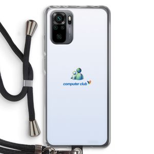 MSN: Xiaomi Redmi Note 10 Pro Transparant Hoesje met koord