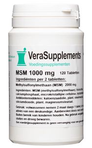 VeraSupplements MSM 1000 Tabletten
