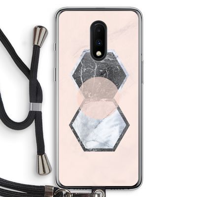 Creatieve toets: OnePlus 7 Transparant Hoesje met koord