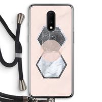 Creatieve toets: OnePlus 7 Transparant Hoesje met koord