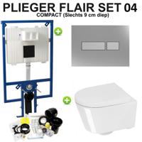Plieger Flair compact set04 Chroom/ Matchroom (meerprijs €30,00)