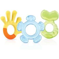 3-pack bijtringen - NUBY - BPA-vrij - vanaf 3 maanden