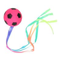 Jono Toys Mini voetbal met lint, 6cm