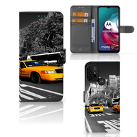Motorola Moto G10 | G20 | G30 Flip Cover New York Taxi - thumbnail